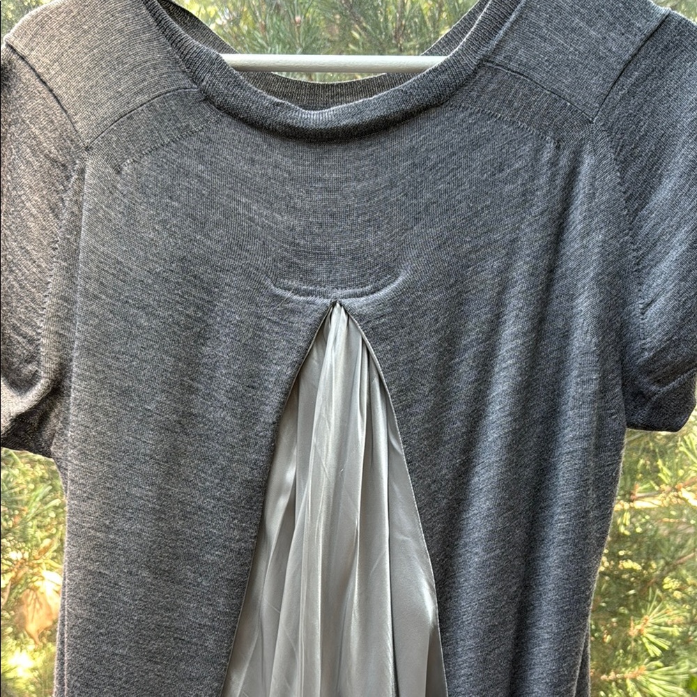Gray Sacai Luck light Wool Dress - Picture 3 of 12
